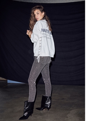 New studio tie sweat Grey Melange HAUTE L'AMITIÈ